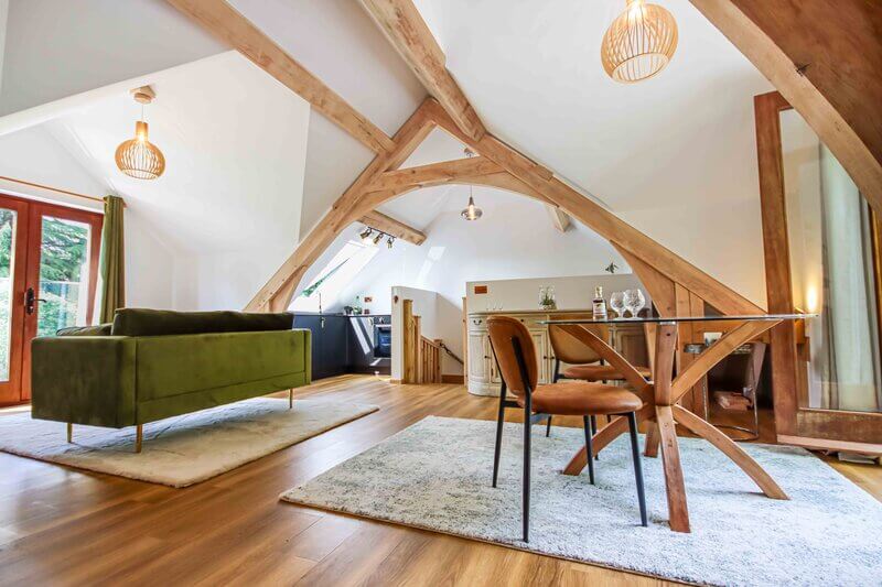 Living Space Above Garage Outbuilding