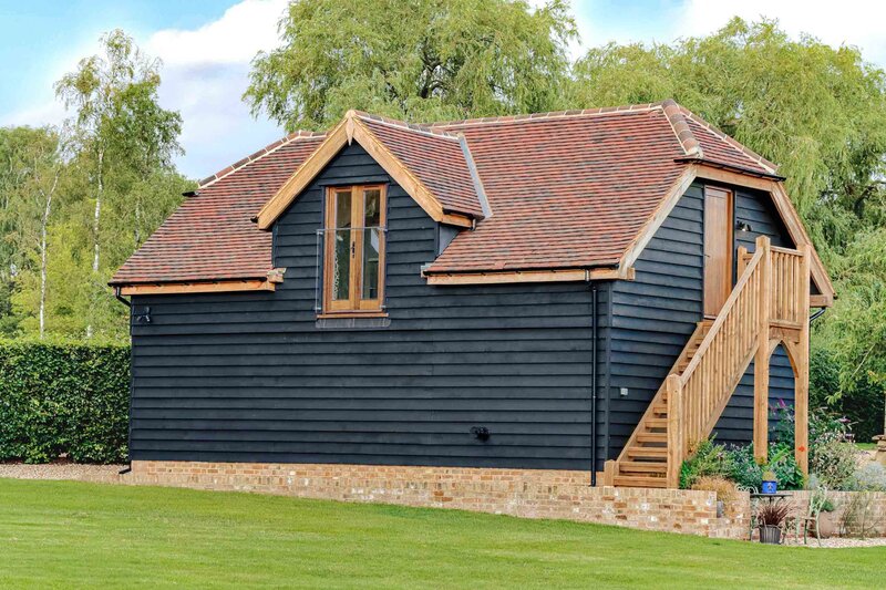 Three Bay Carport With Black Cladding
