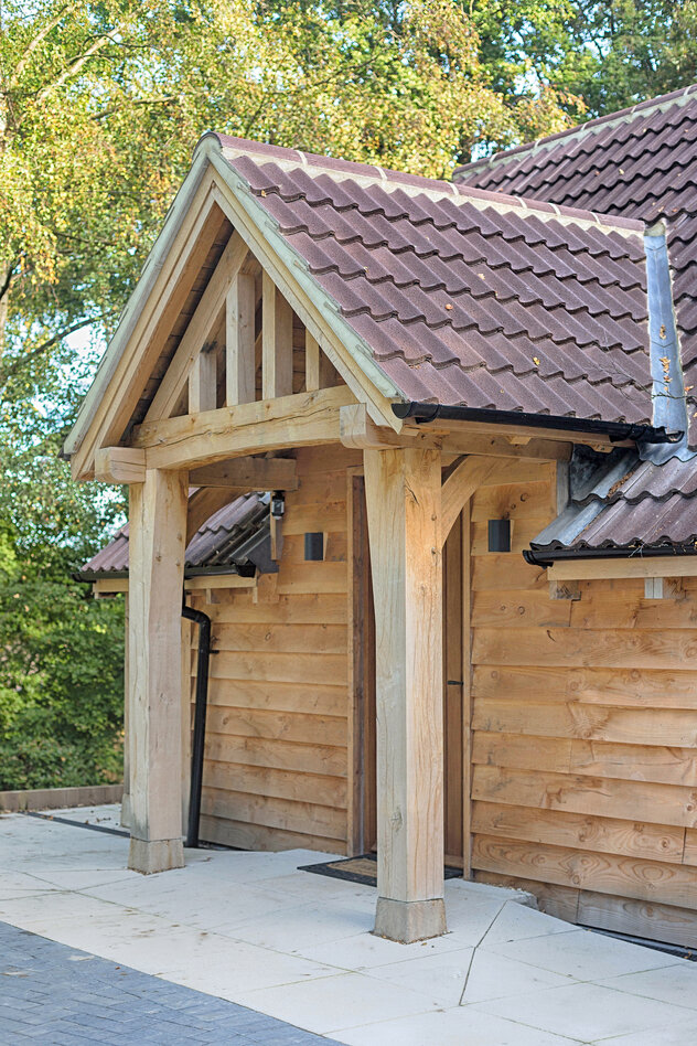 Entrance to garden buildings